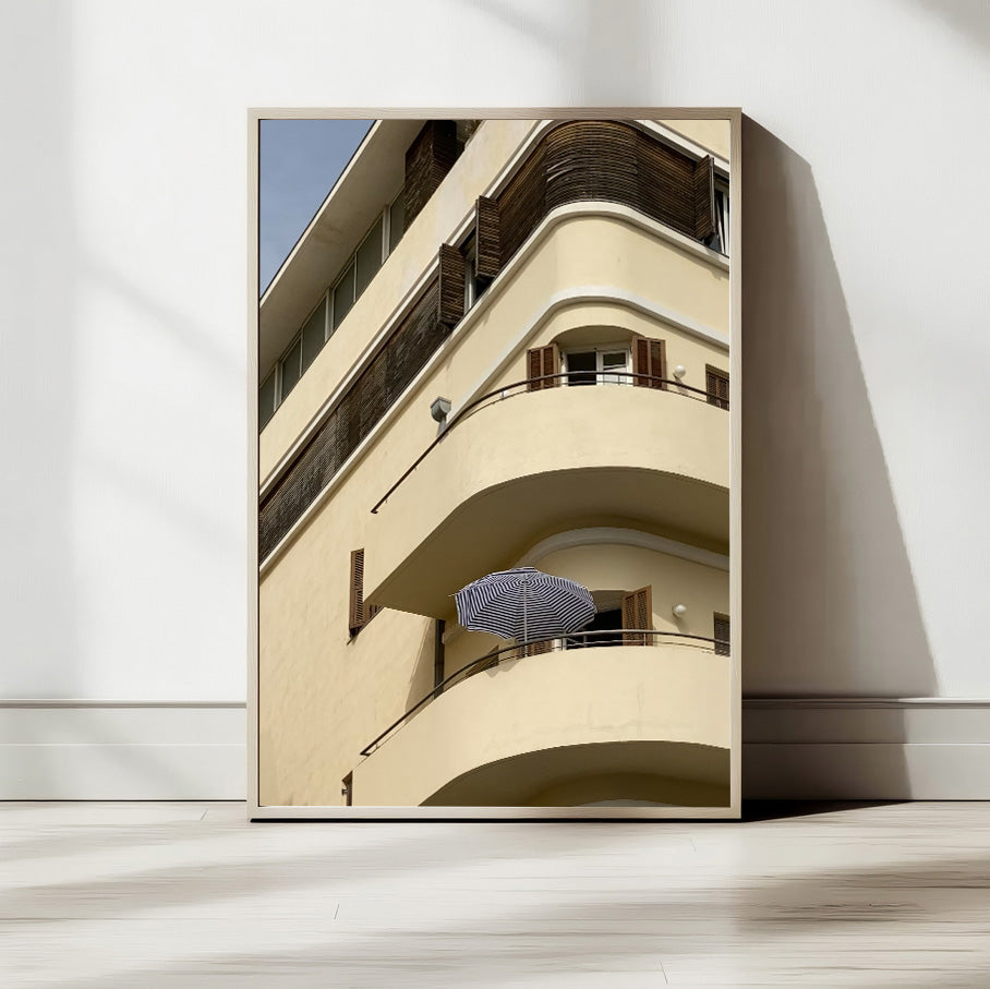 Bauhaus at Shenkin Street — Tel Aviv Photo Print — Israel Wall Art
