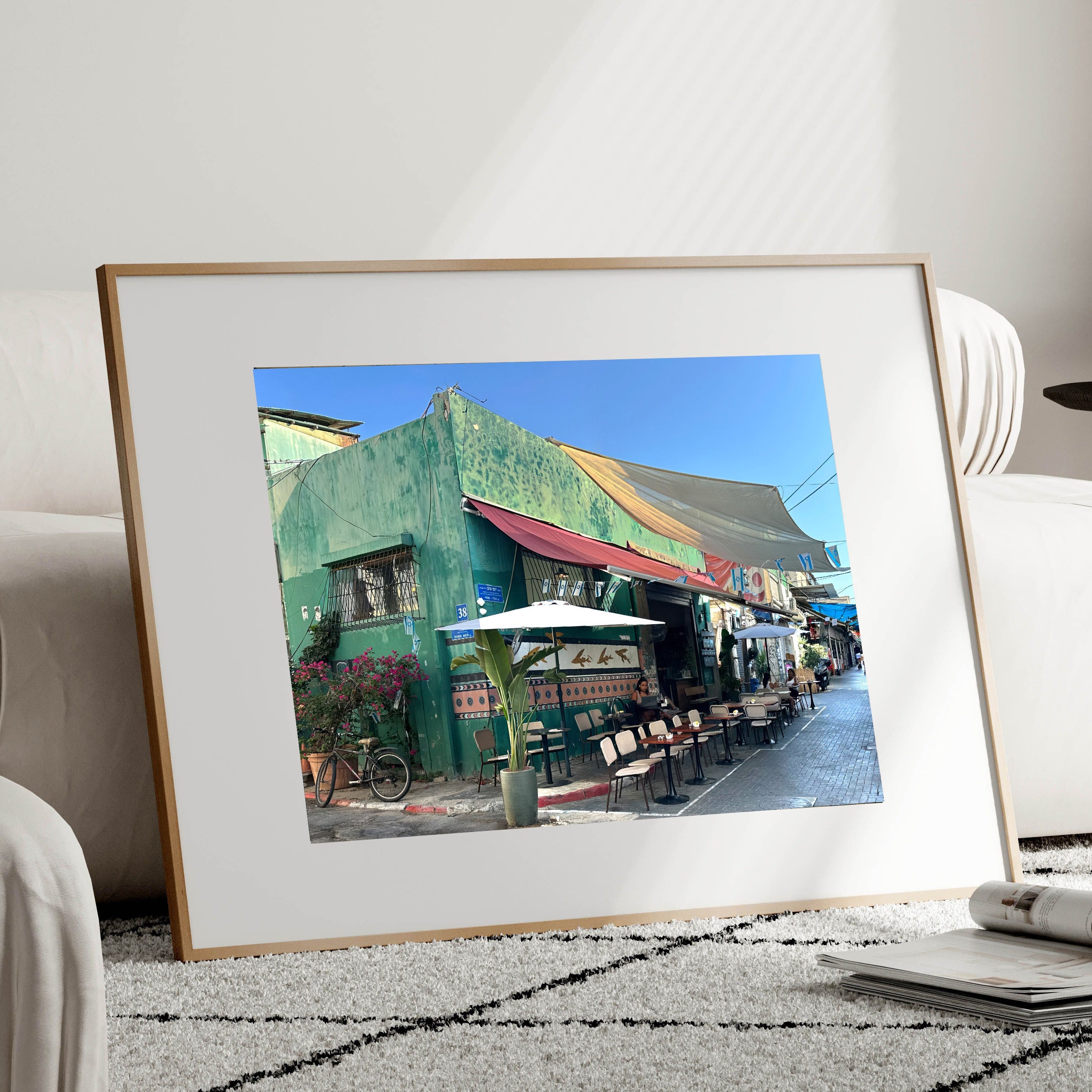 Yom Tov Cafe at Carmel Market — Tel Aviv Photo Print — Israel Wall Art