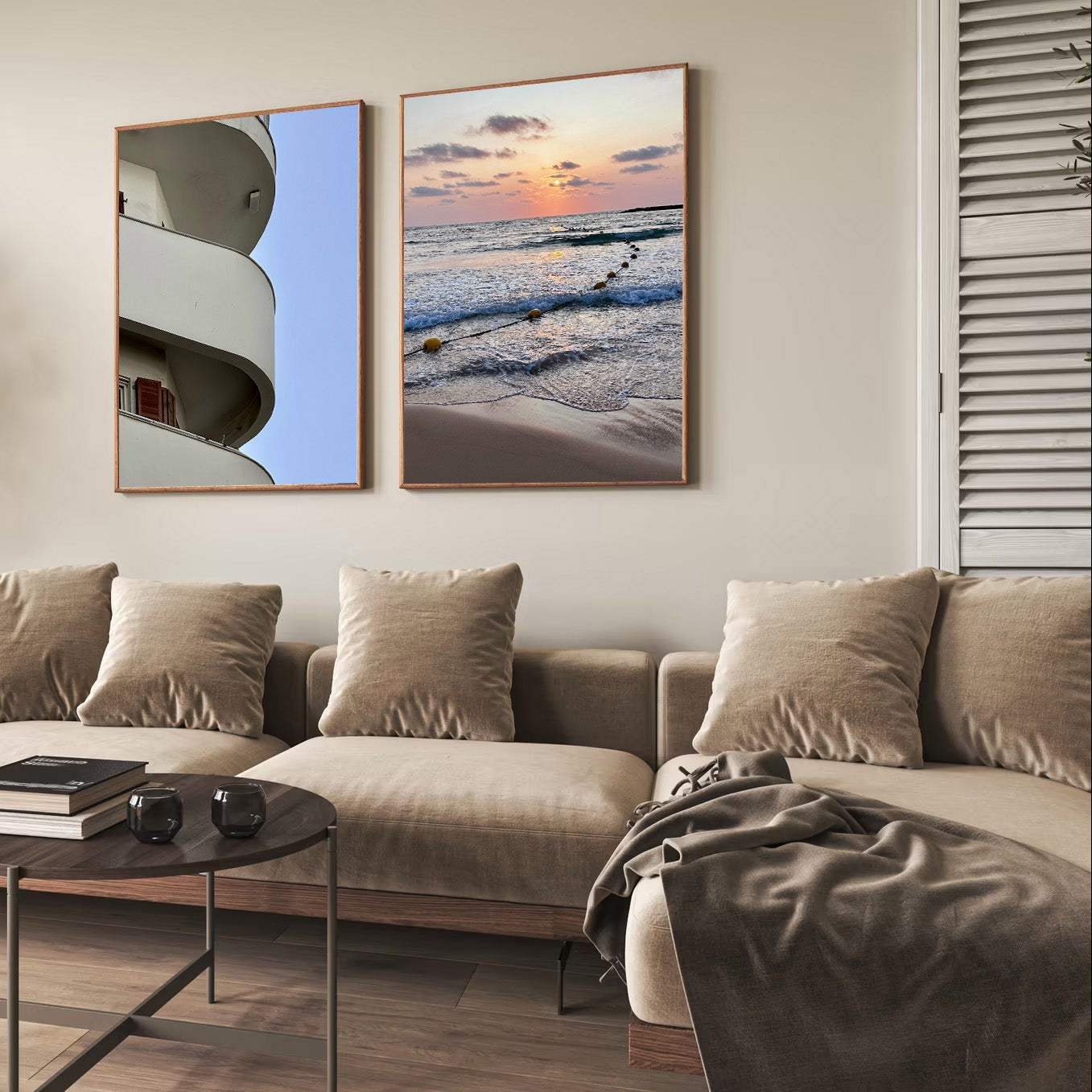 Sunset Above the Sea — Tel Aviv Photography Print — Israel Wall Art