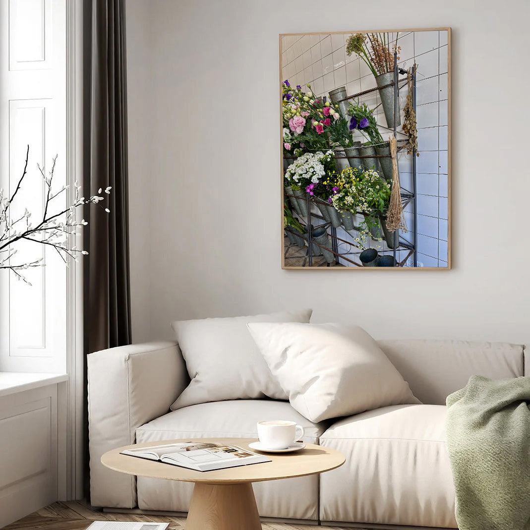 Flowers for Shabbat — Tel Aviv Photo Print — Israel Wall Art