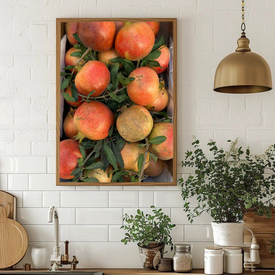 Printed poster - Market Pomegranates