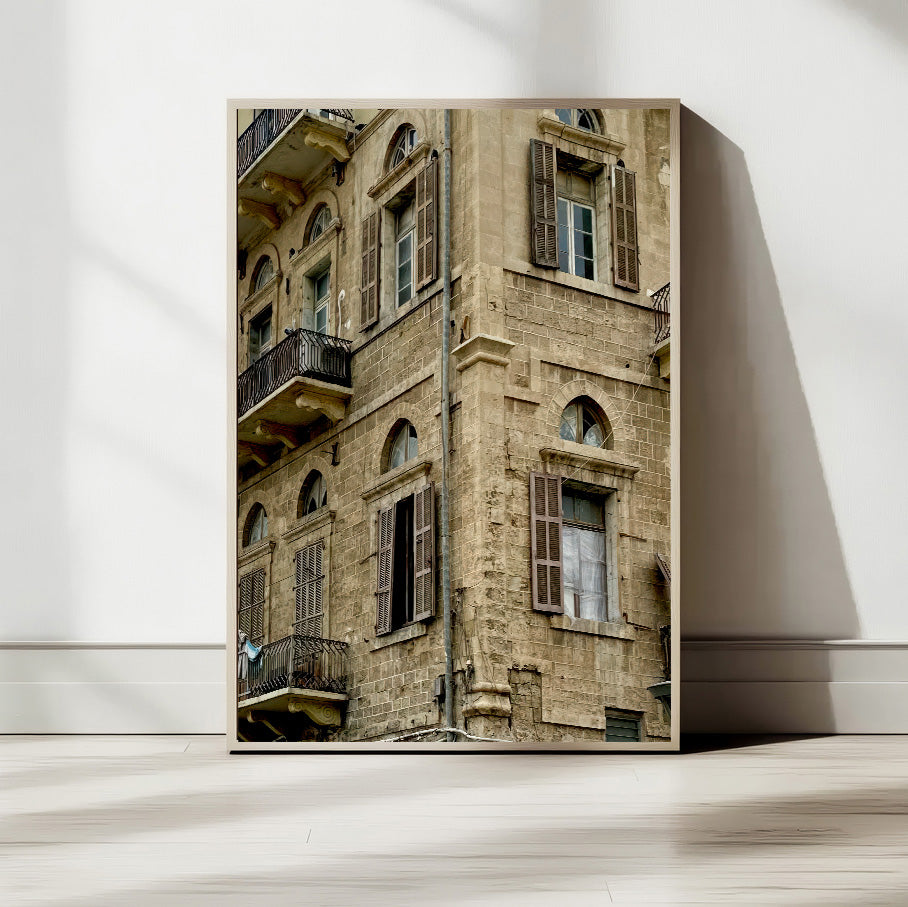 Jaffa Facade Architecture — Tel Aviv Photo Print — Israel Wall Art