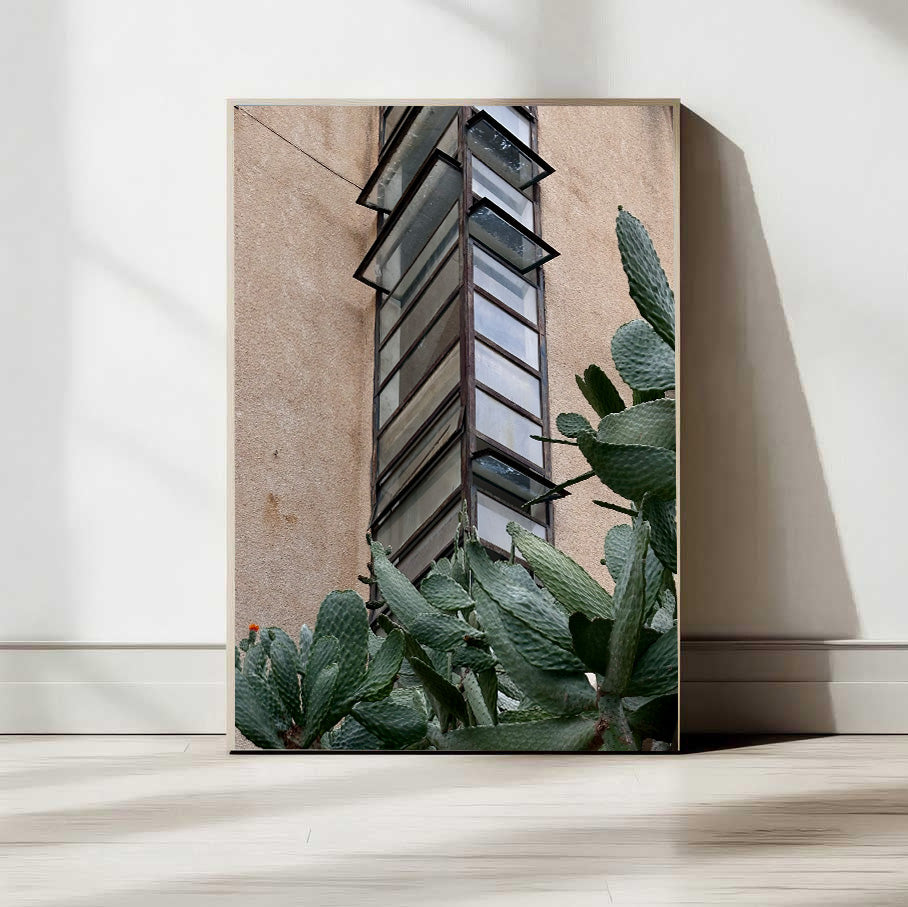 Bauhaus Thermometer Window — Tel Aviv Photo Print — Israel Wall Art