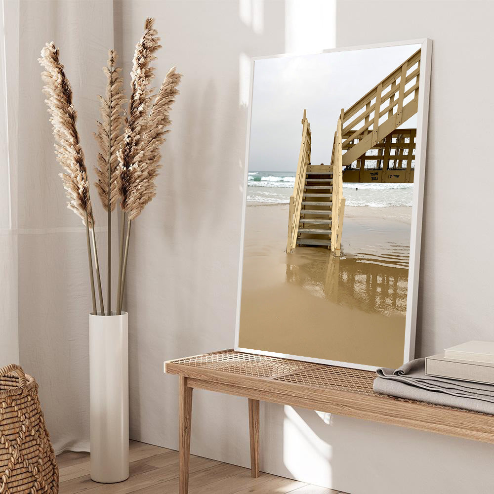Lifeguard Tower at the Beach — Tel Aviv Photo Print — Israel Wall Art