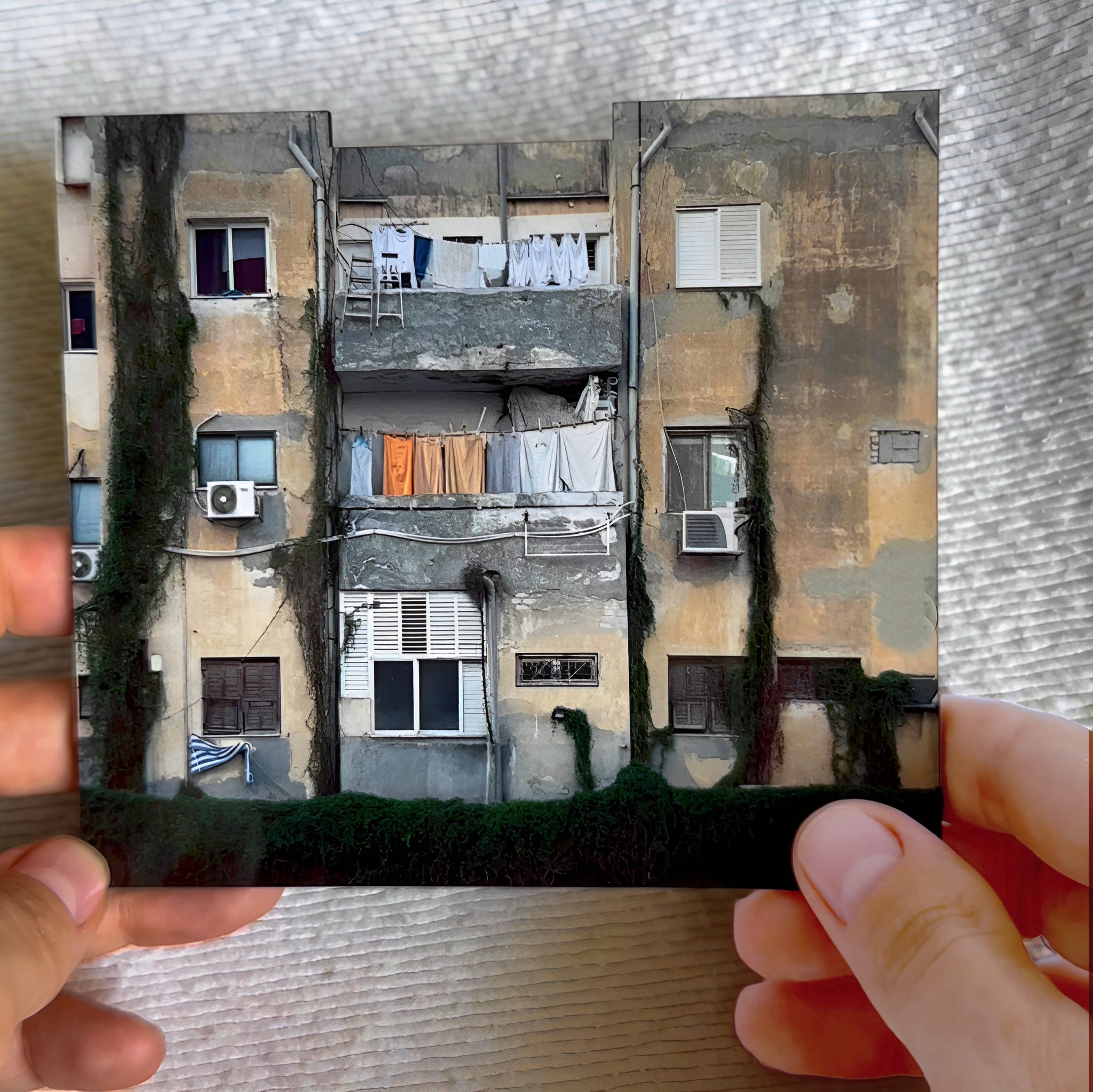 THIS IS TEL AVIV Israel Souvenir — Architecture Miniature set showing Tel Aviv's charming residential buildings.