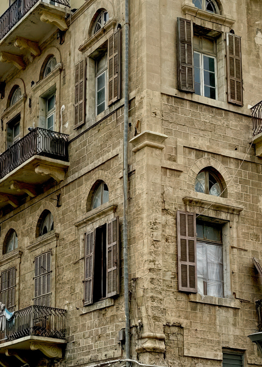 Jaffa Facade Architecture — Tel Aviv Photo Print — Israel Wall Art