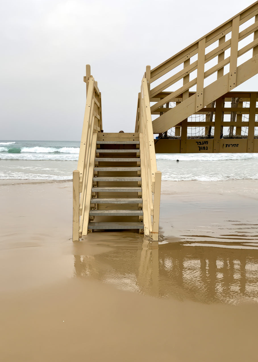 Lifeguard Tower at the Beach — Tel Aviv Photo Print — Israel Wall Art