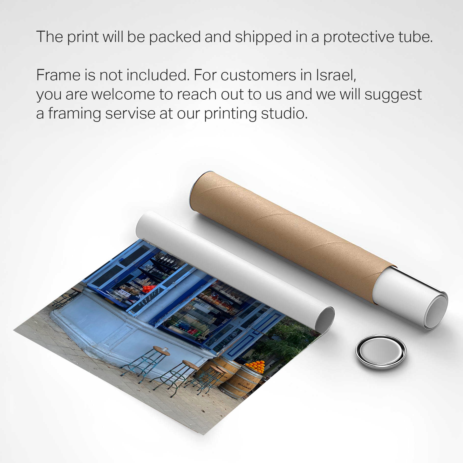 Tel Aviv Kiosk — Tel Aviv Photography Print — Israel Wall Art