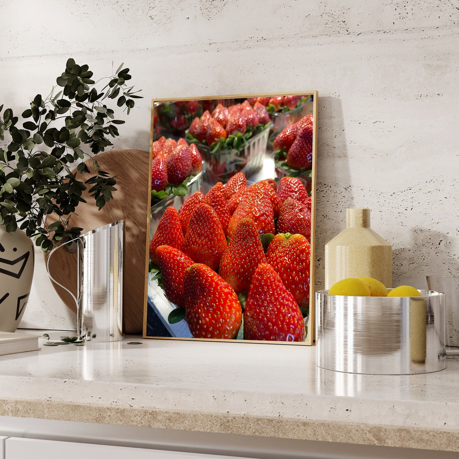 Printed poster - Carmel Market Strawberry