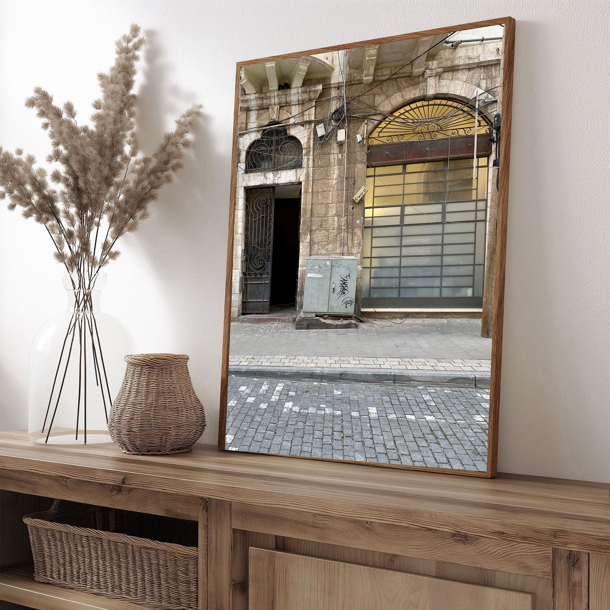 Jaffa Architecture photograph depicting a street view, perfect for Tel Aviv wall art.