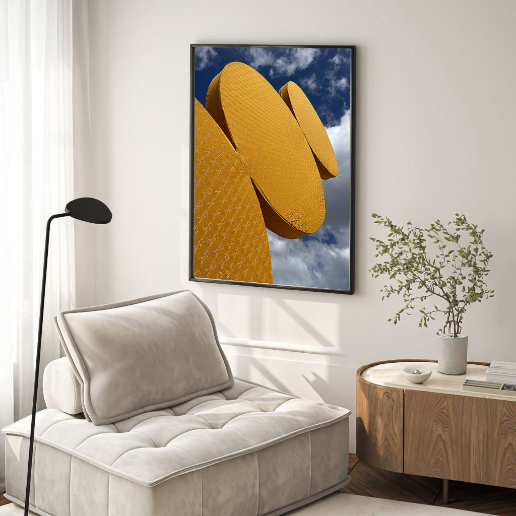 Printed poster - Habima Square