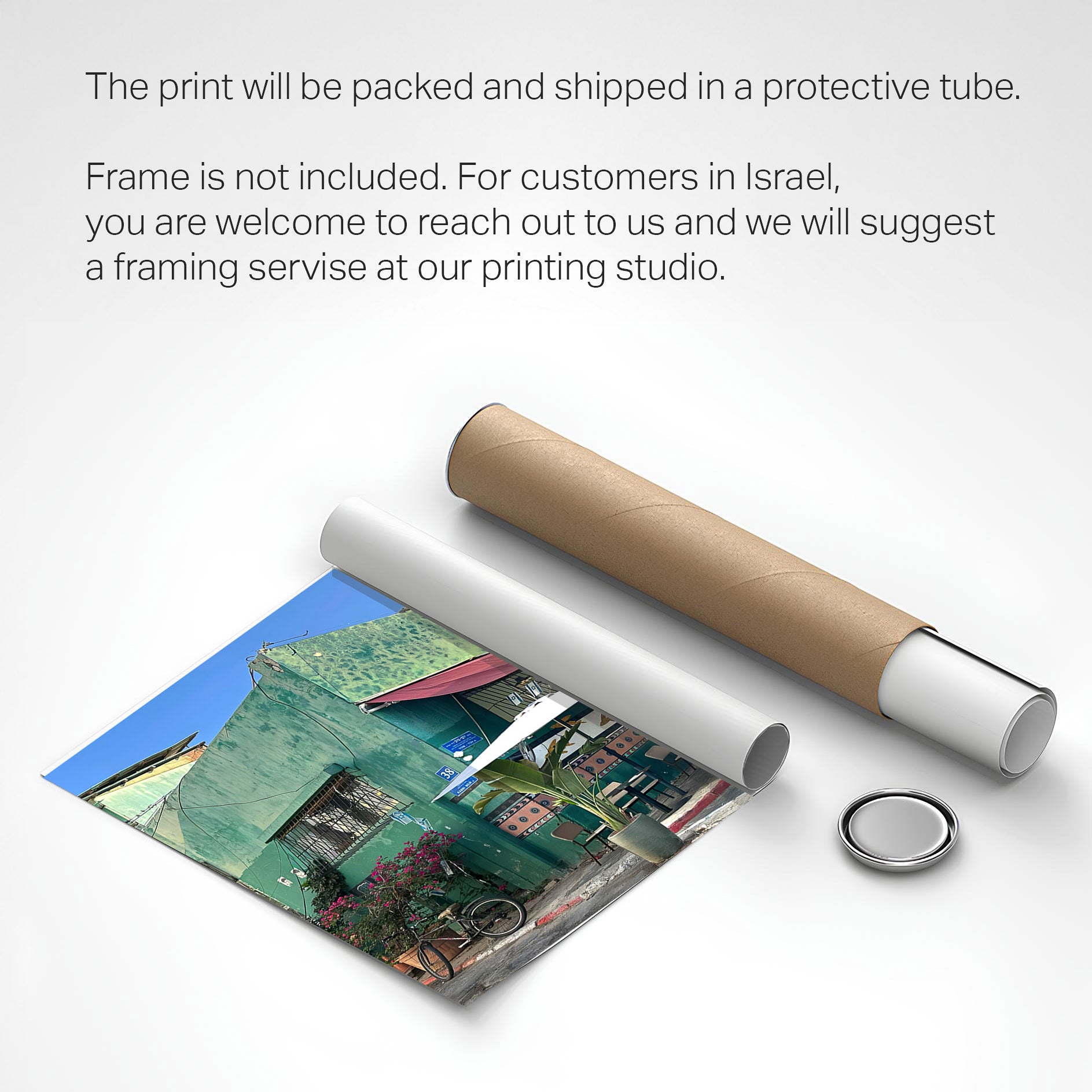 Yom Tov Cafe at Carmel Market — Tel Aviv Photo Print — Israel Wall Art