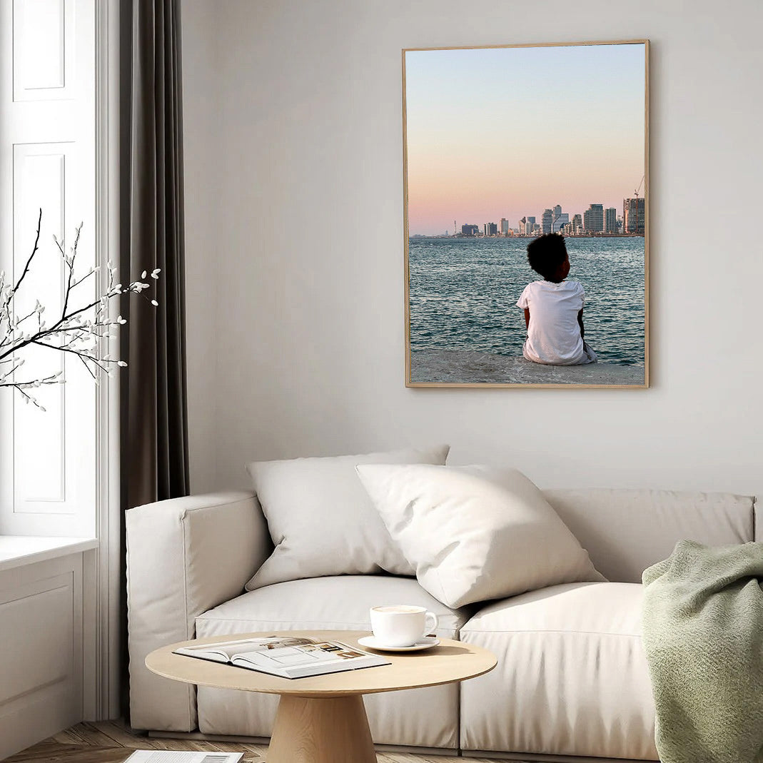 Printed poster - Jaffa port boy