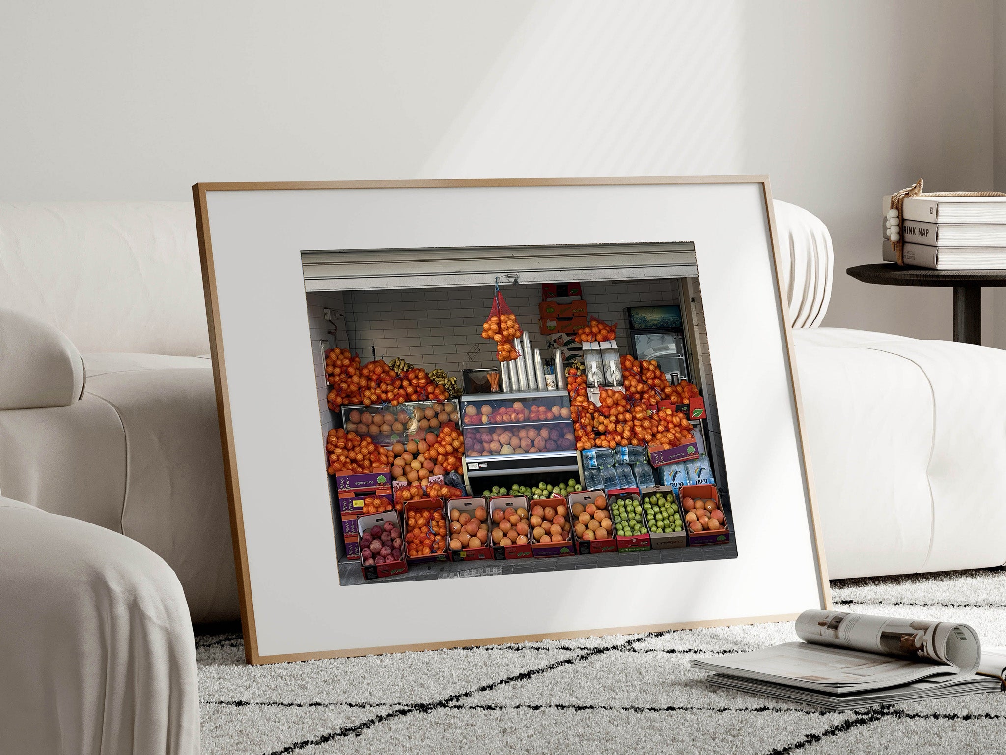 Printed poster - Oranges landscape