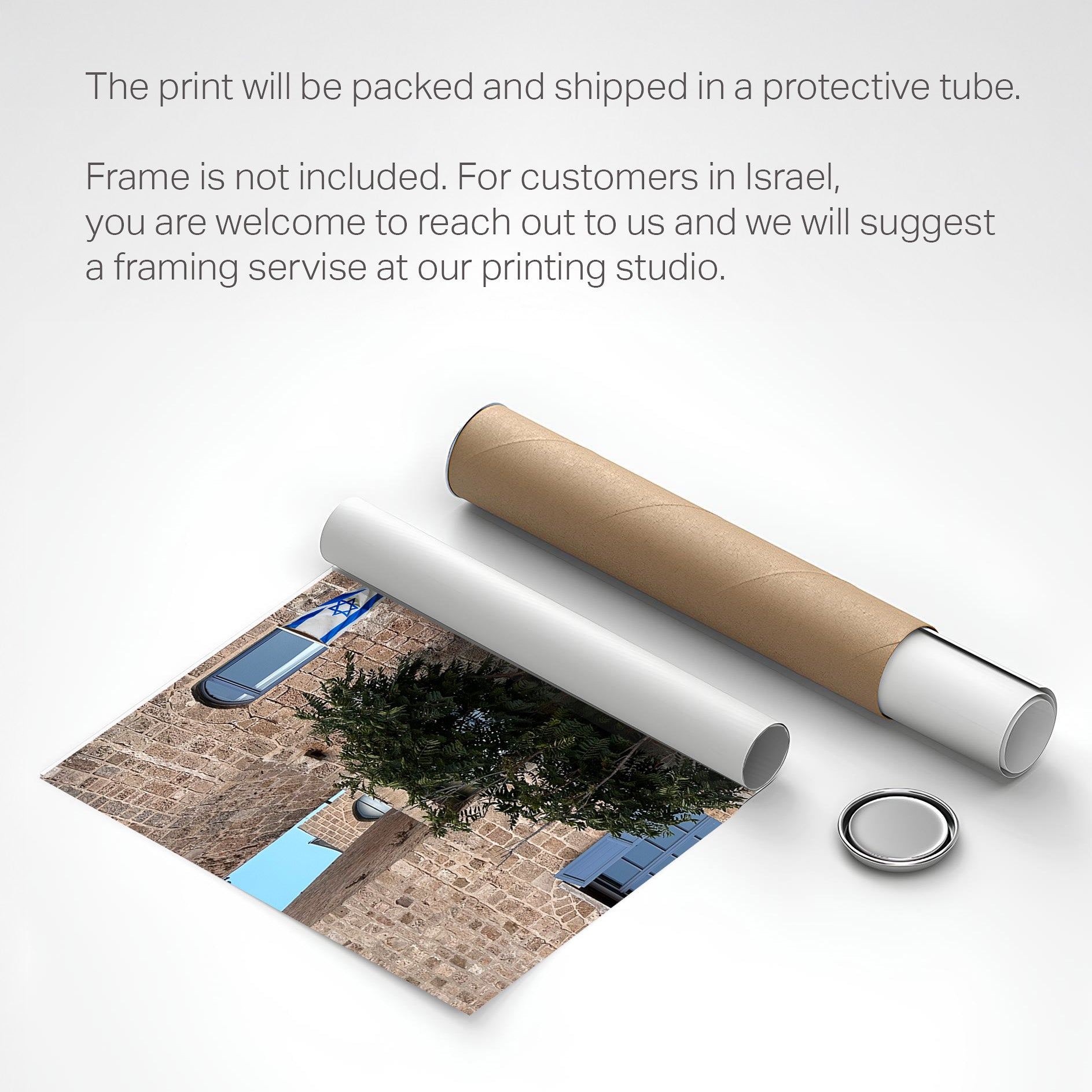 Printed poster - Welcome to Old Jaffa