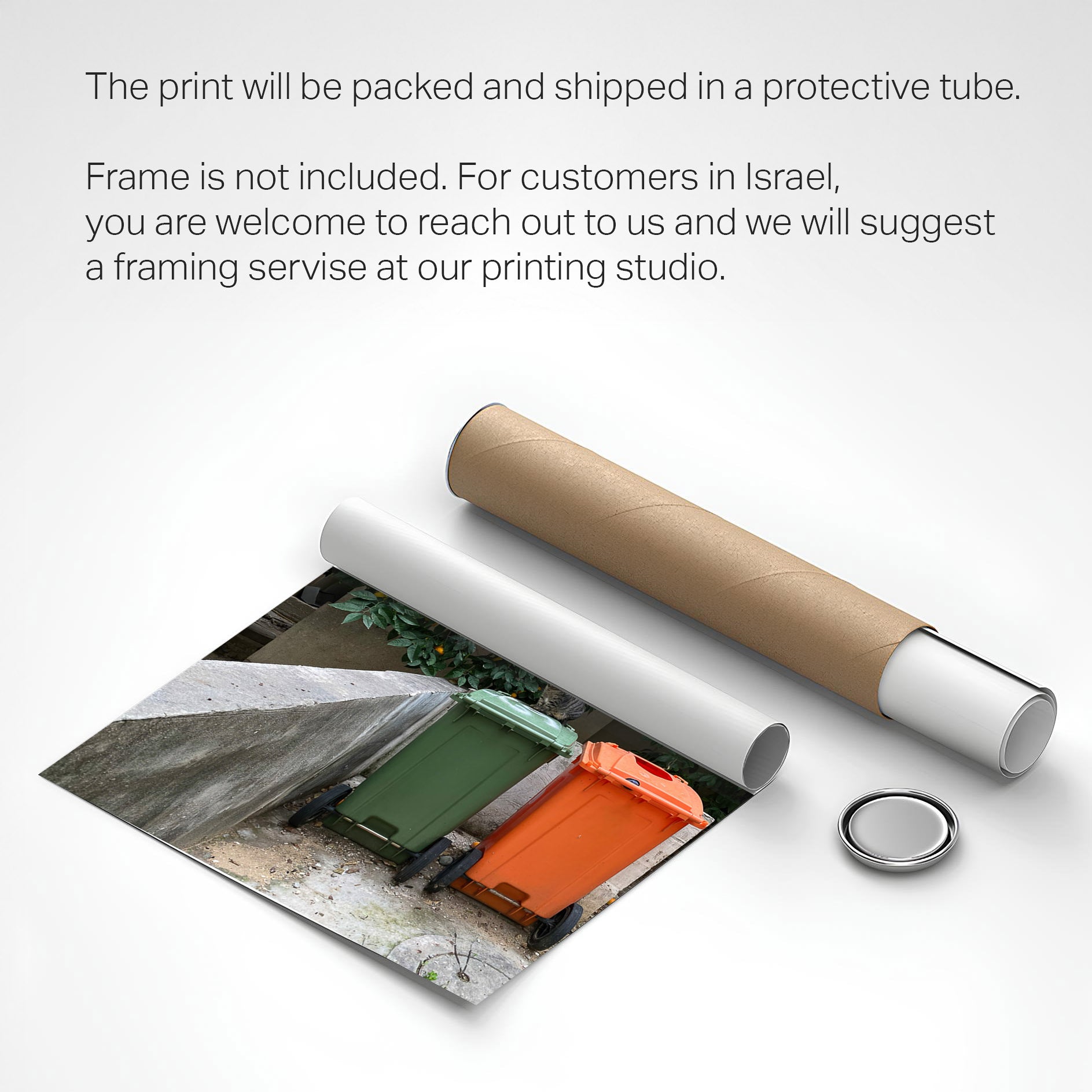 Garbage Boxes — Tel Aviv Photography Print