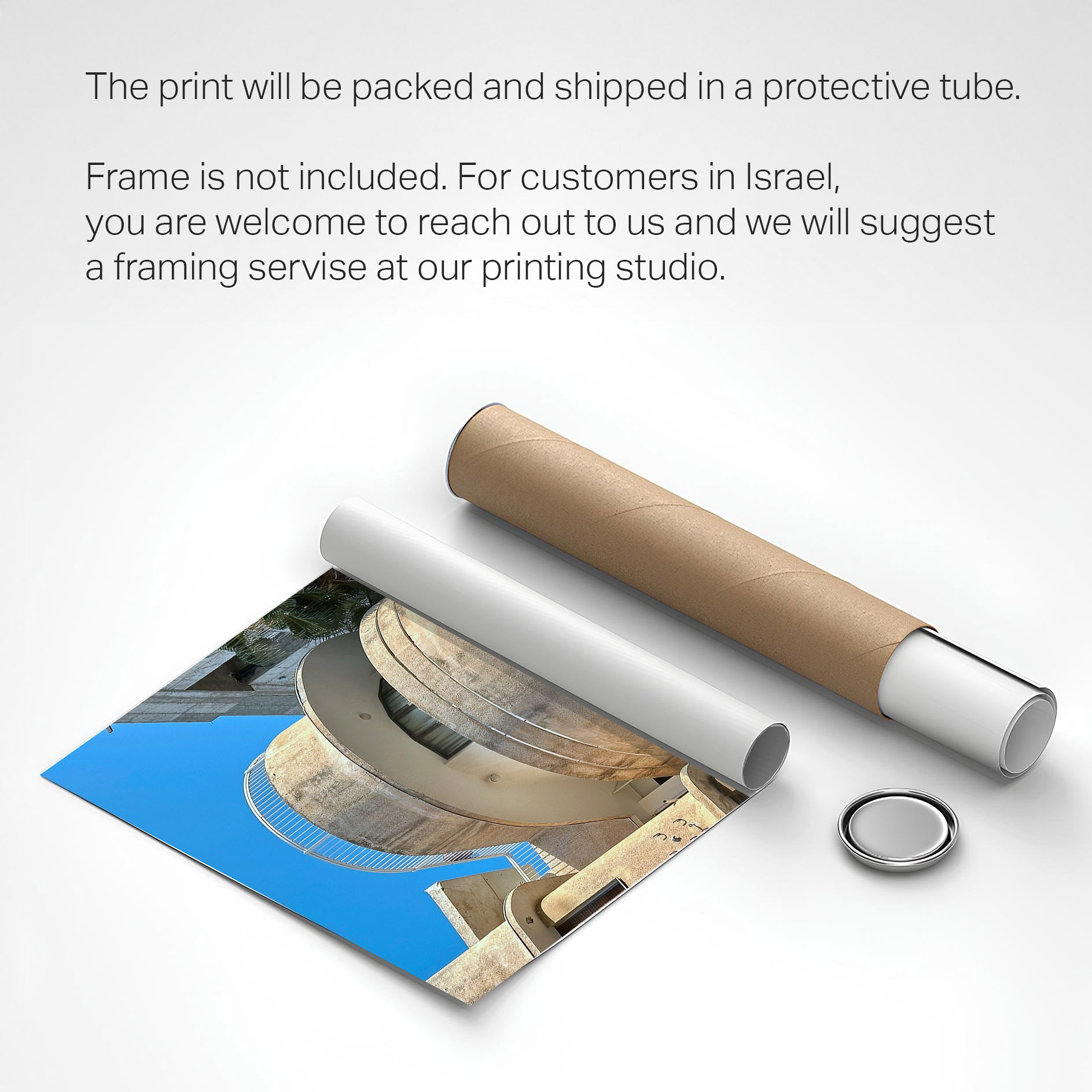 Printed poster - Bauhaus Tel Aviv