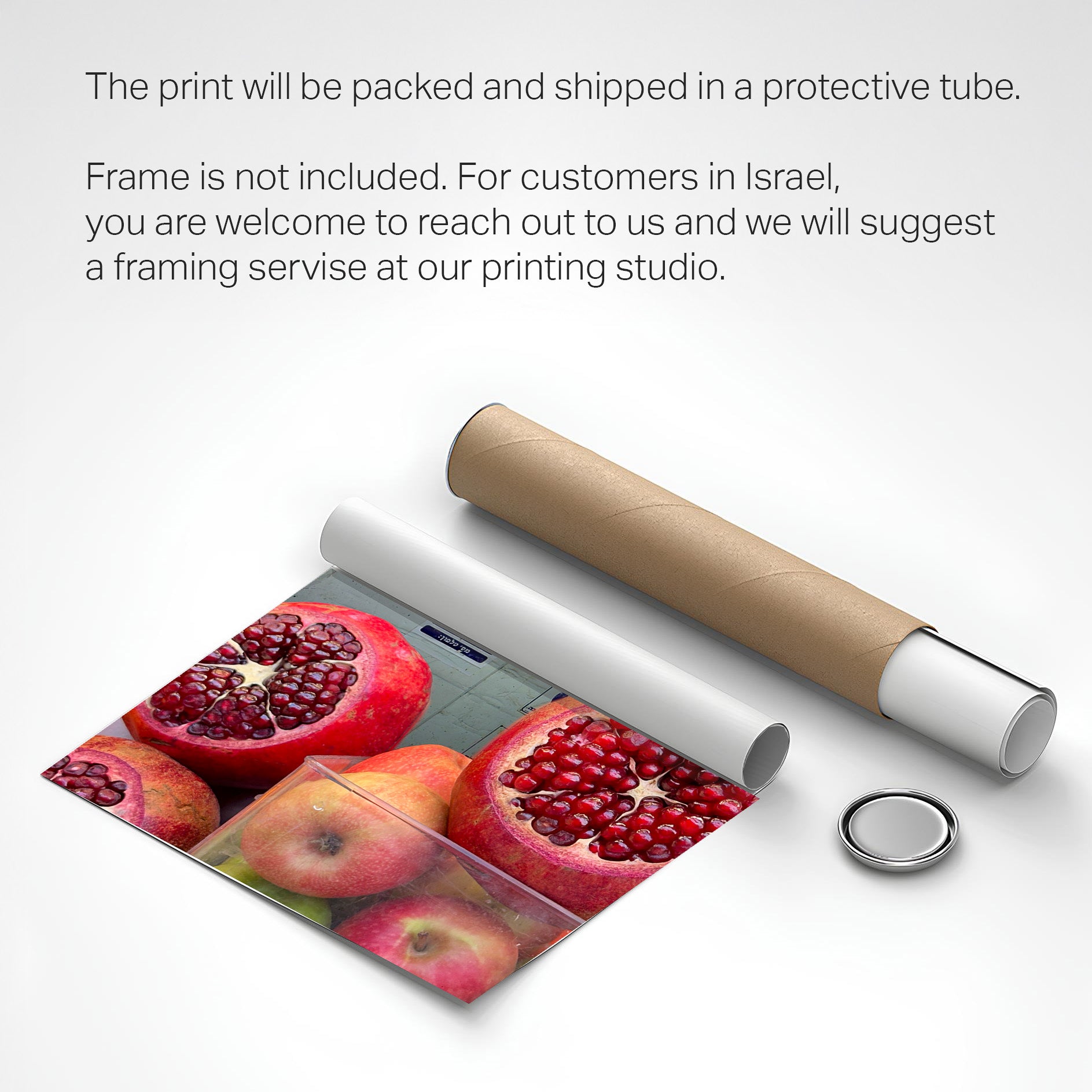 Printed poster - Carmel Market Strawberry