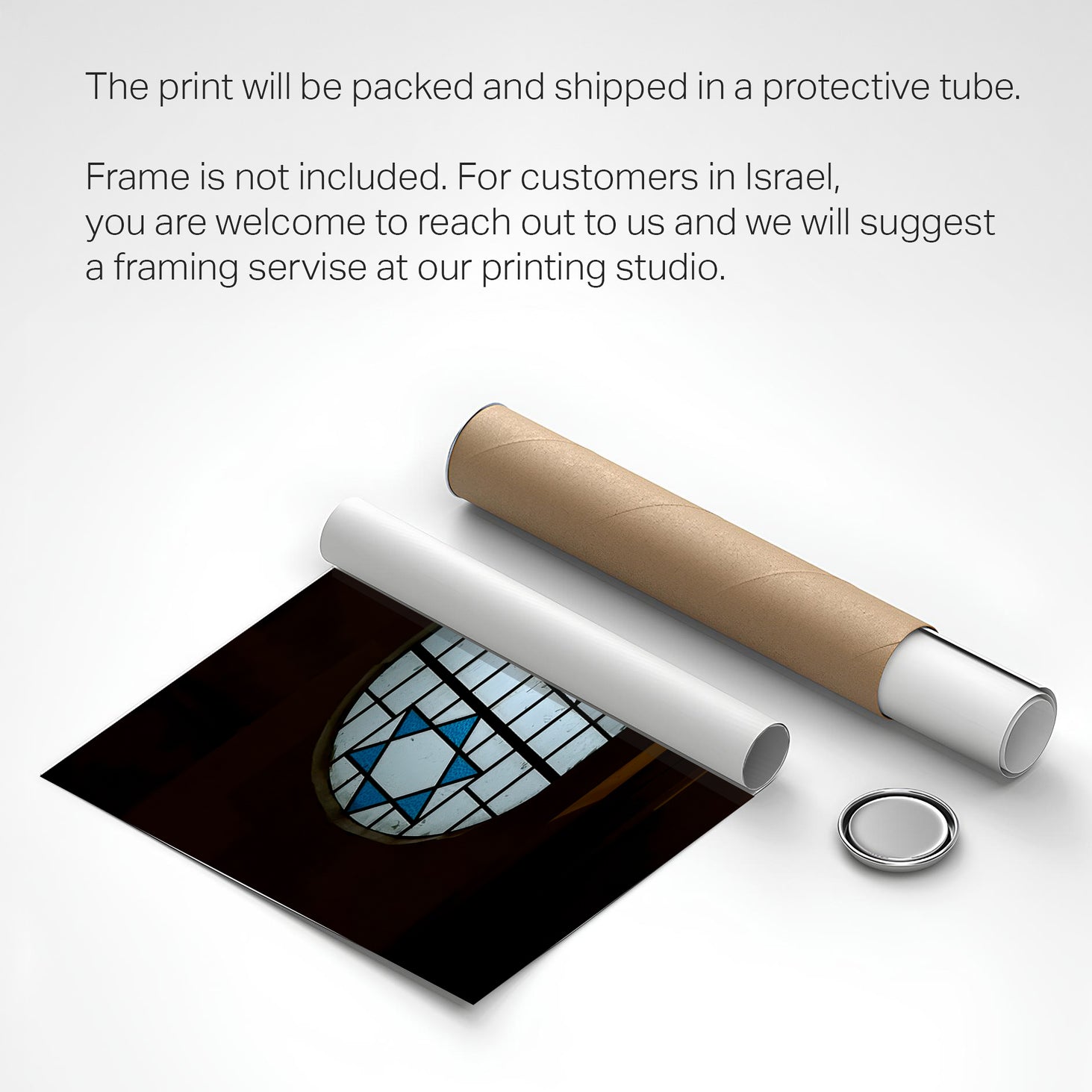 Printed poster - Synagogue