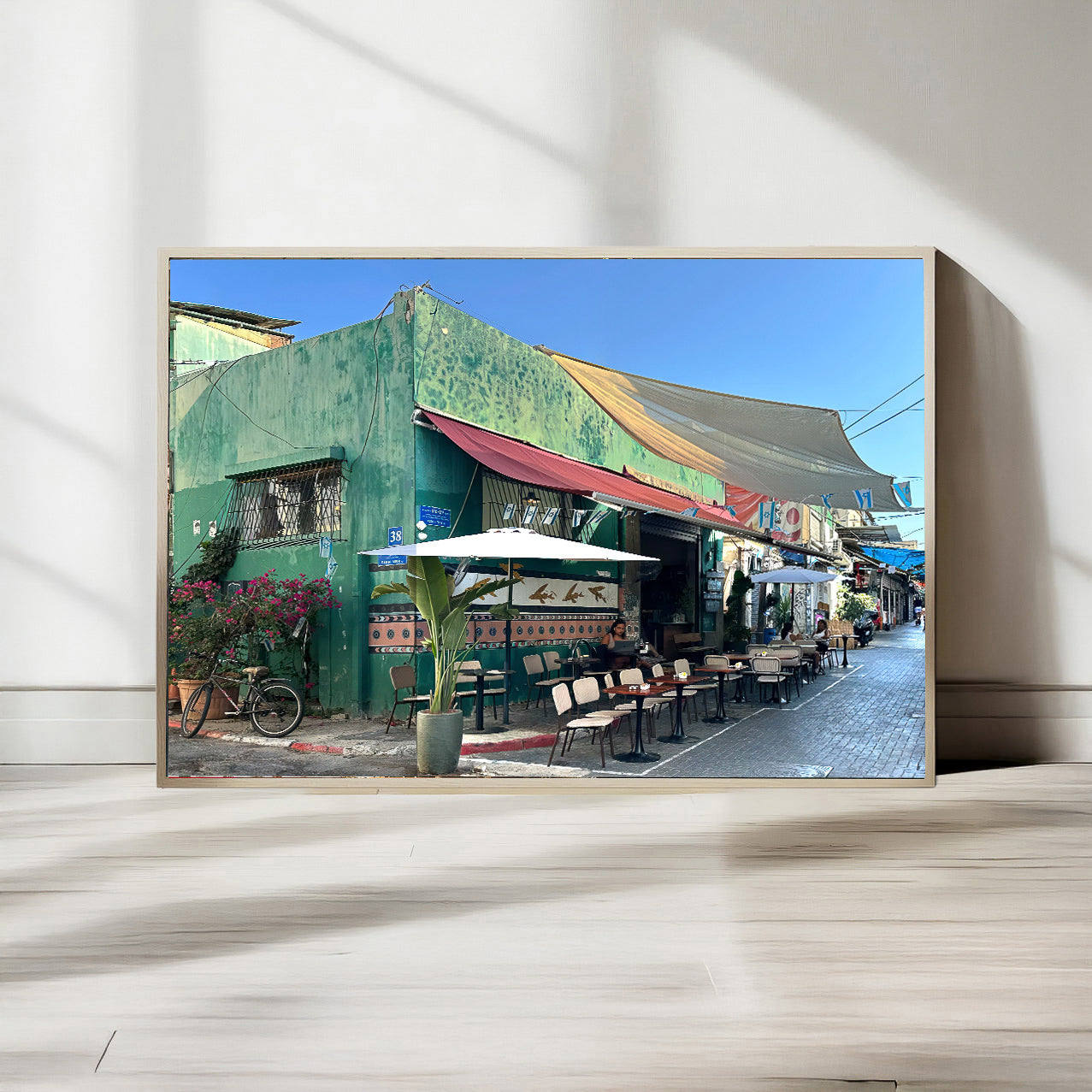 Yom Tov Cafe at Carmel Market — Tel Aviv Photo Print — Israel Wall Art