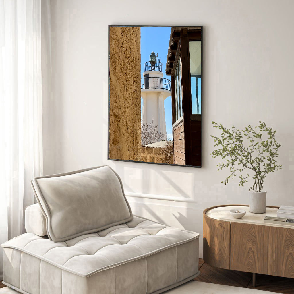White Lighthouse in Jaffa — Tel Aviv Photo Print — Israel Wall Art