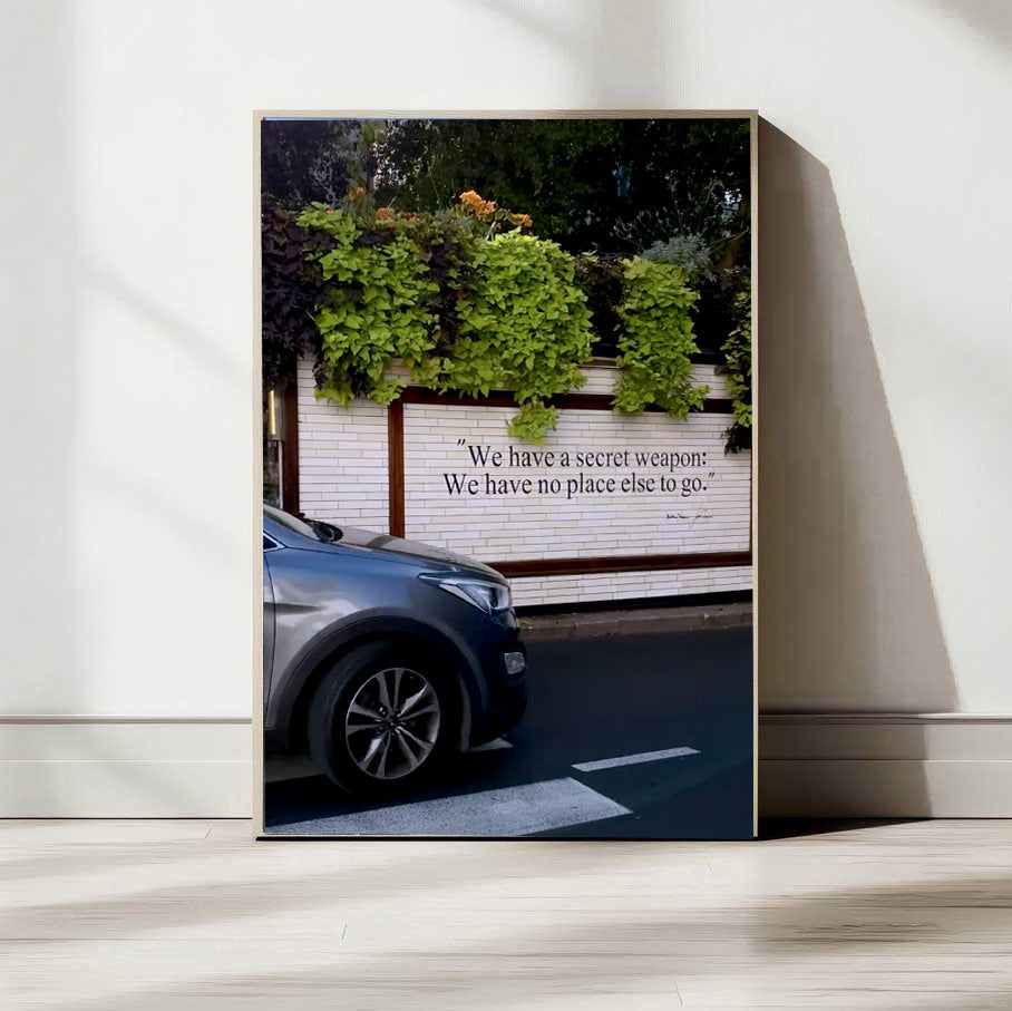 Golda Meir Quote — Tel Aviv Photography Print 