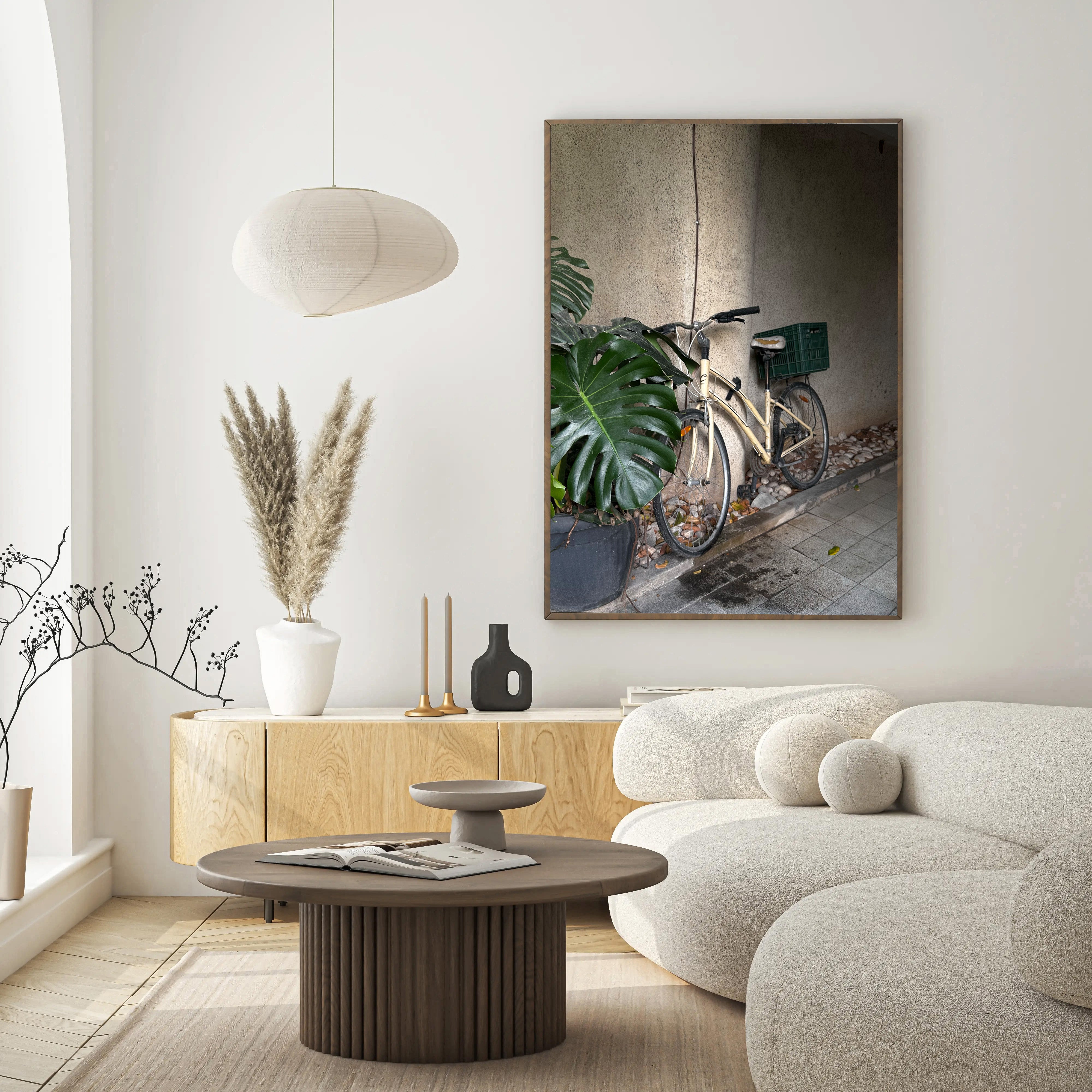 Tnuva Green Box on a bicycle