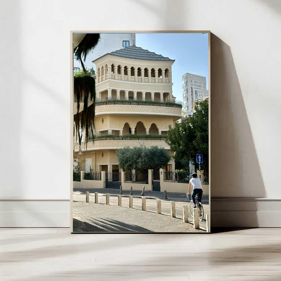 Tel Aviv Pagoda House — Tel Aviv Photography Print — Israel Wall Art