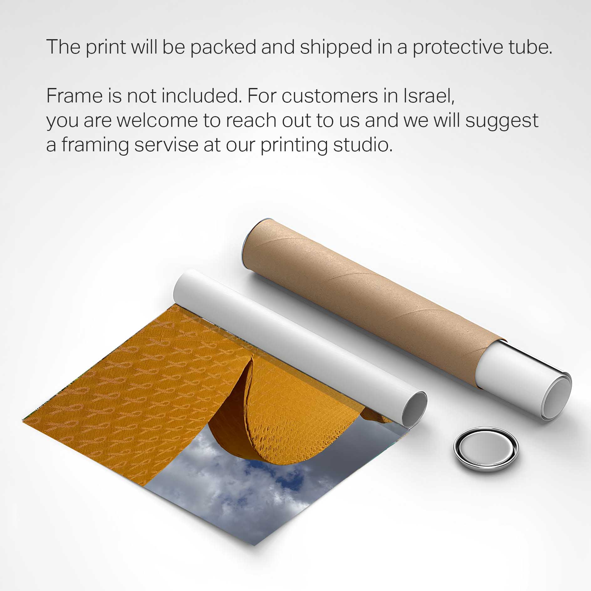 Kadishman Sculpture — Tel Aviv Photography Print — Israel Wall Art