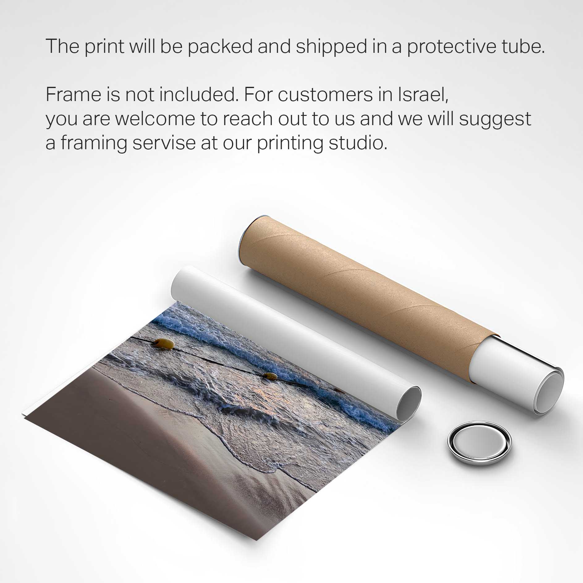 Printed poster - Sunset