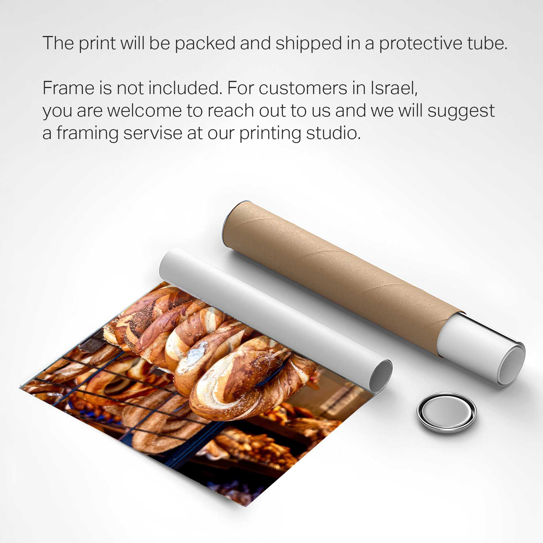 Printed poster - Bagels