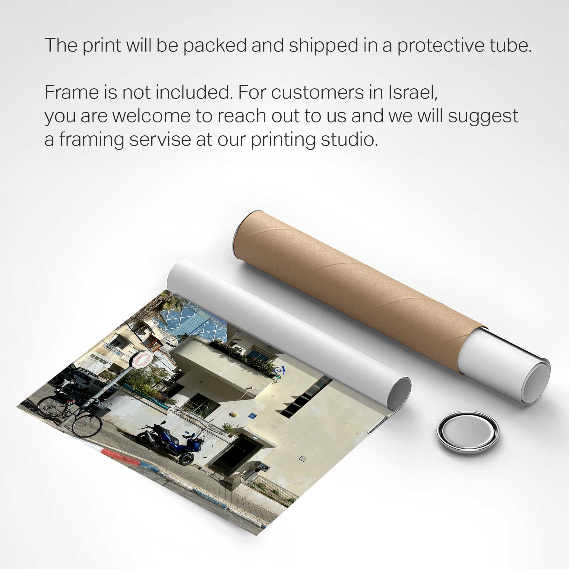 Bauhaus Tel Aviv Berdyczewski — Tel Aviv Photo Print — Israel Wall Art