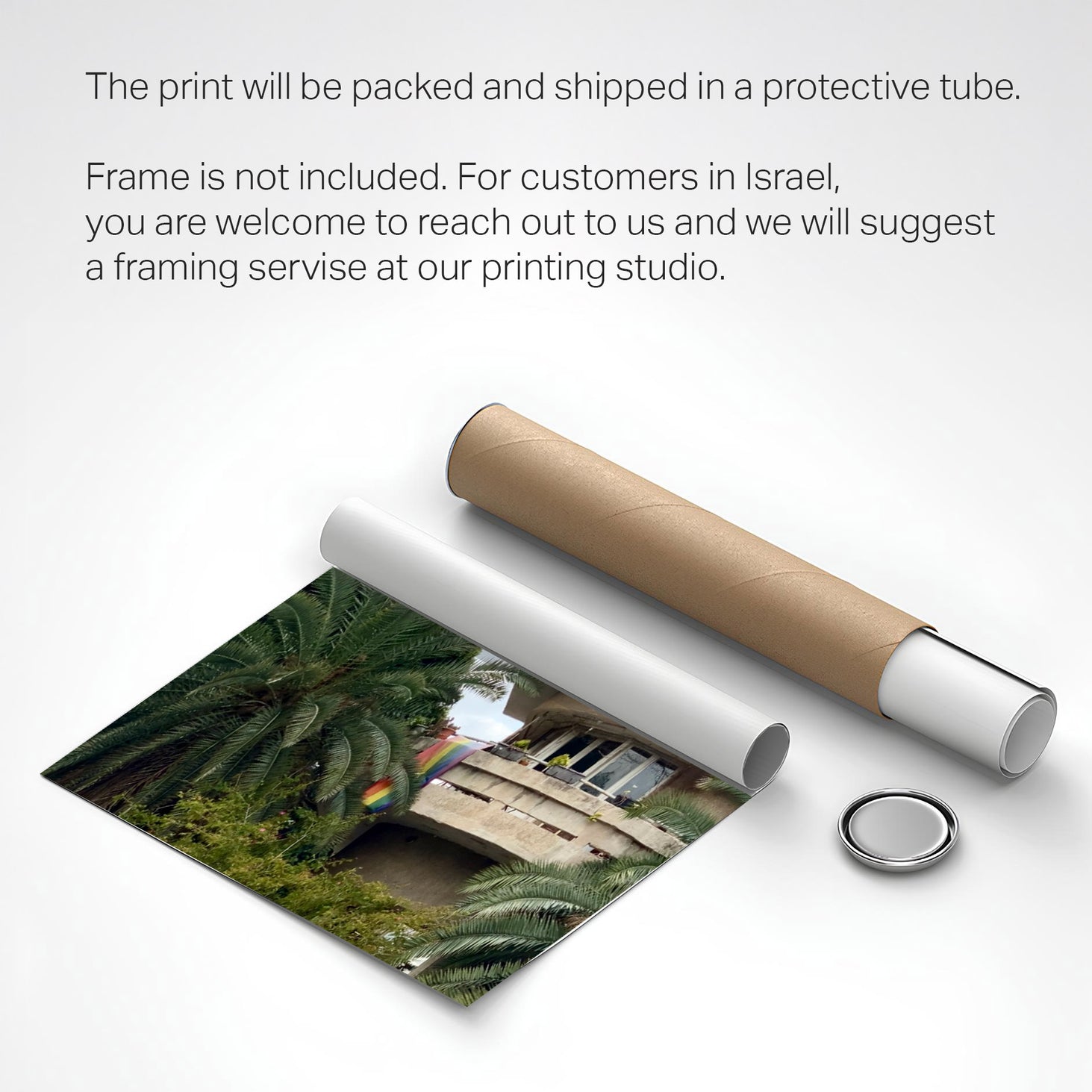 Printed poster - Next to Habima