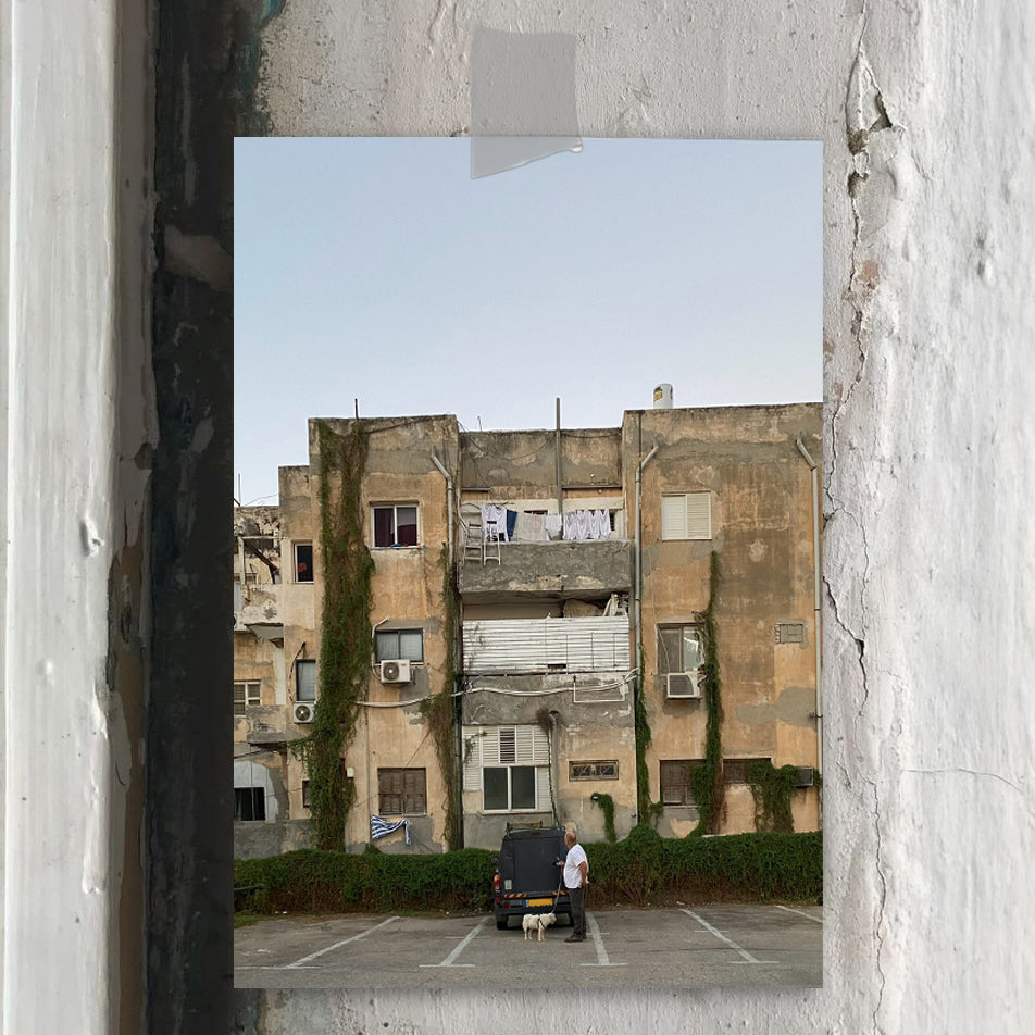 THIS IS TEL AVIV Israel Souvenir — Architecture Miniature captures a charming urban scene in central Tel Aviv.