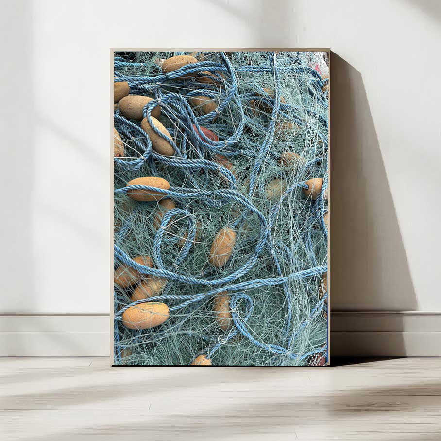 Fishing Nets in Jaffa Port — Tel Aviv Photo Print — Israel Wall Art