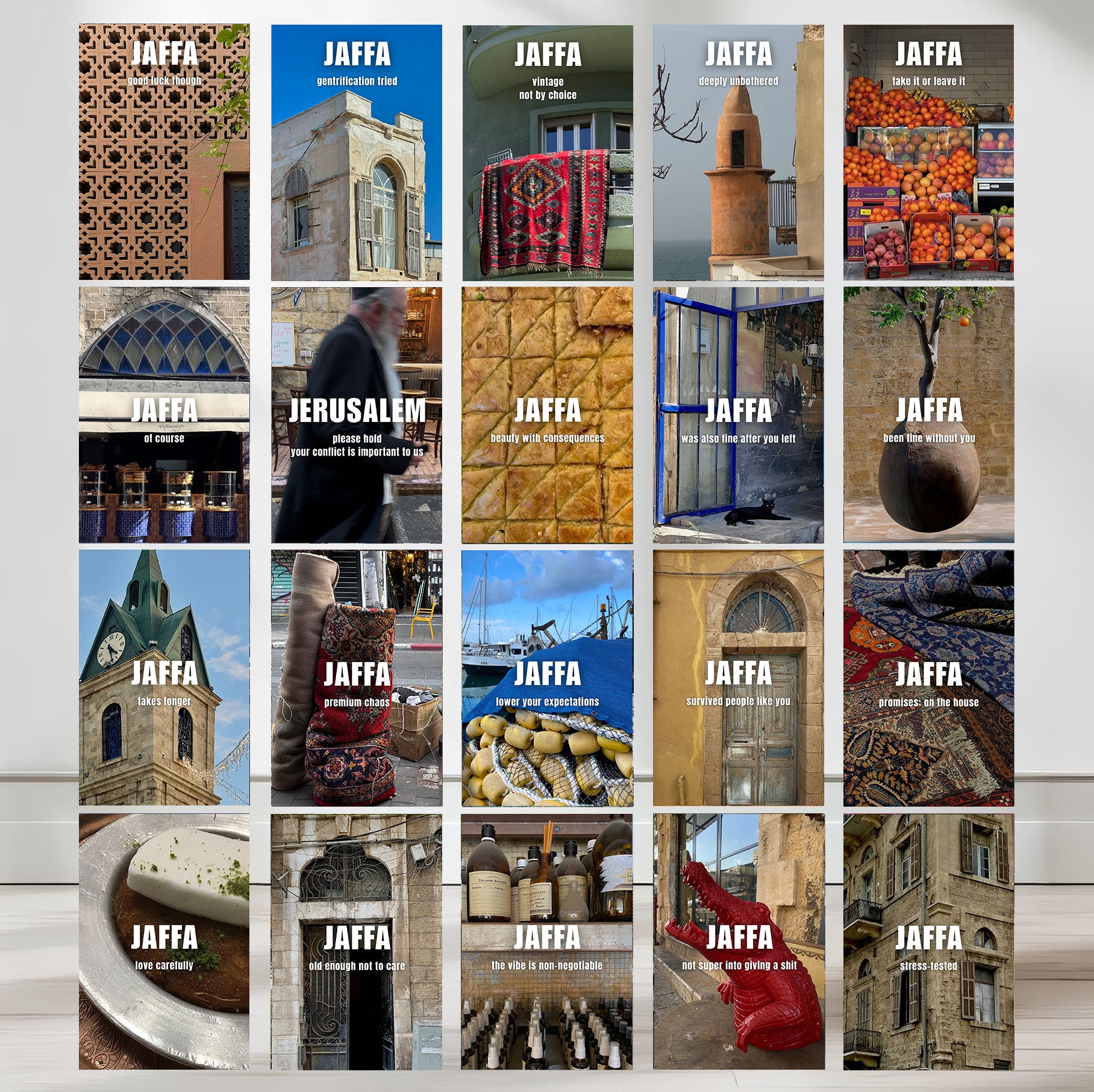 Jaffa Postcard Bundle — 20 postcards, Free Shipping