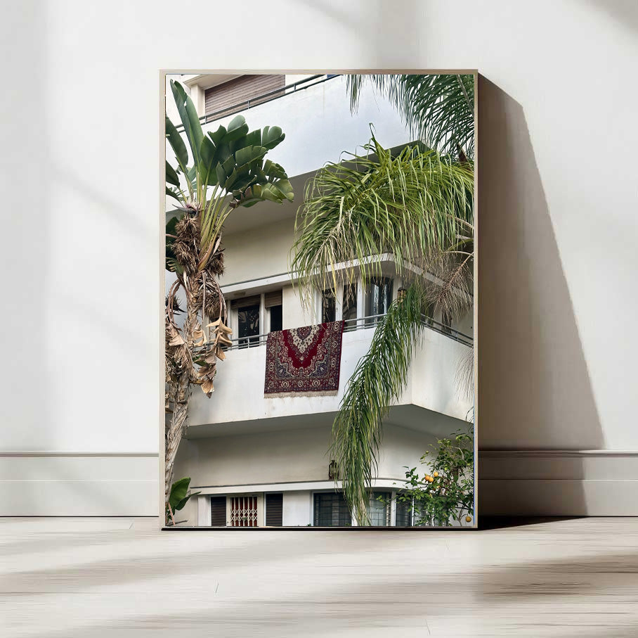 Bauhaus Terrace — Tel Aviv Photography Print — Israel Wall Art