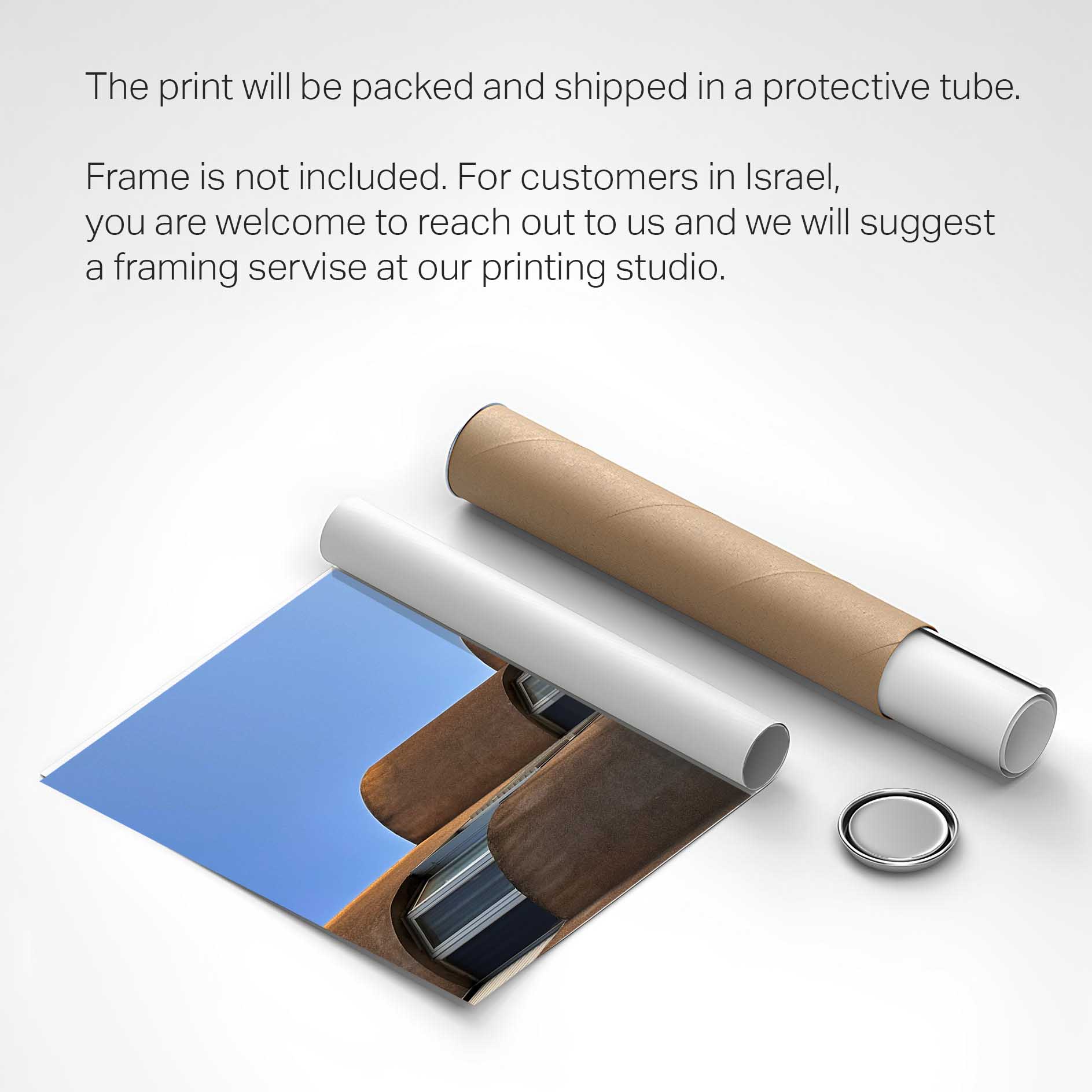 Printed poster - Facade